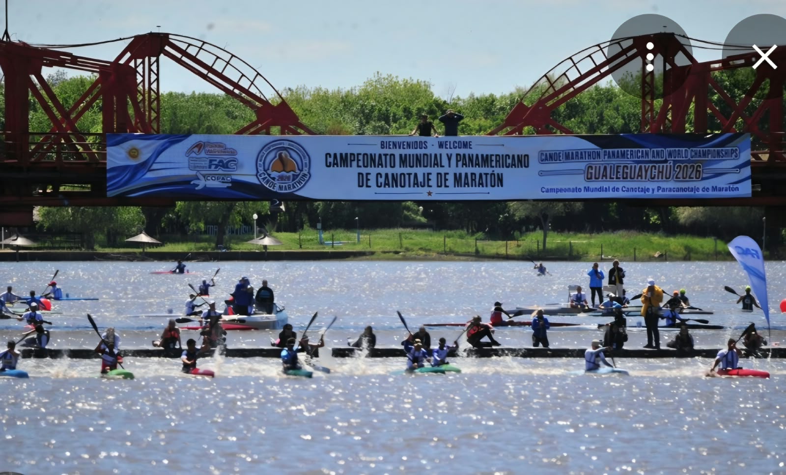 El Mundial de Canotaje busca consolidar a Gualeguaychú como sede deportiva internacional